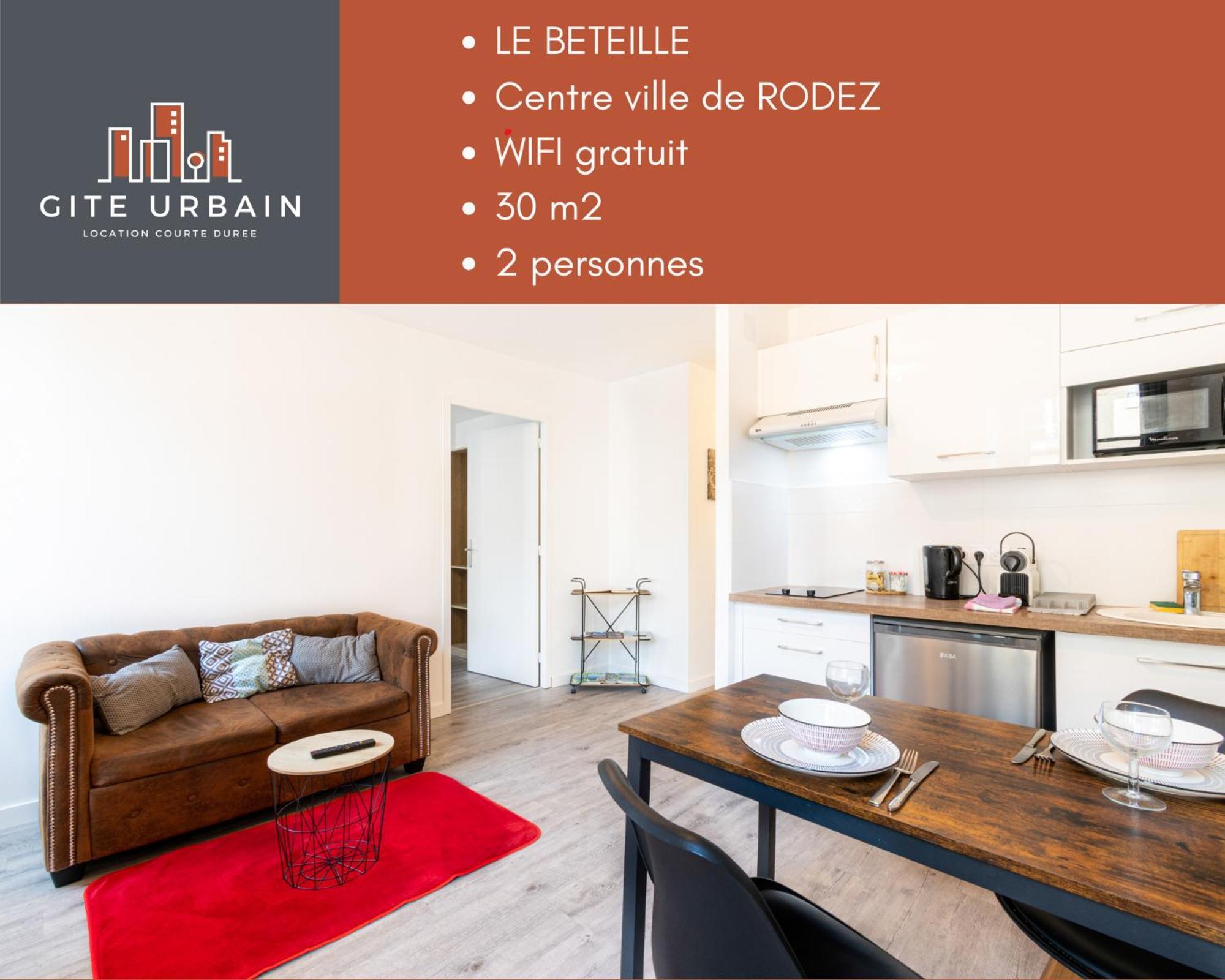 Le Beteille Appartement Rodez Buitenkant foto